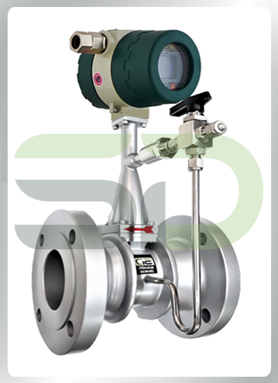 Vortex Flowmeter with Temperature & Pressure Compensation