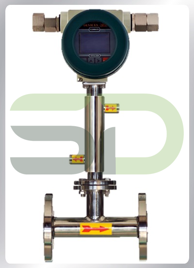 With cooling jacket field mounted Flow Rate Indicator, Totalizer, 4-20mA Output