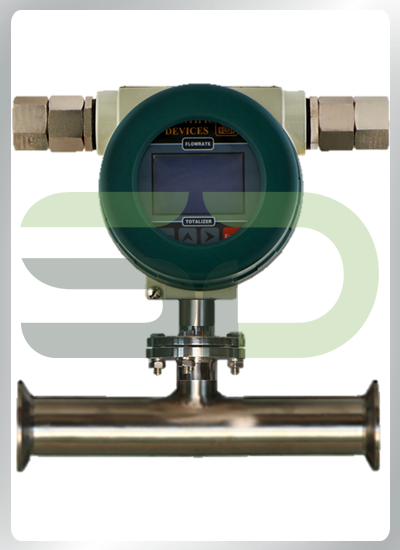 With field mounted Flow Rate Indicator, Totalizer, 4-20mA Output