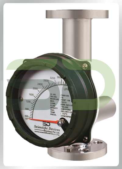 Metal Tube Rotameter With Steam Jacket