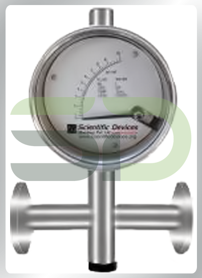 Horizontal Metal Tube Rotameter with Tri-clover Fitting