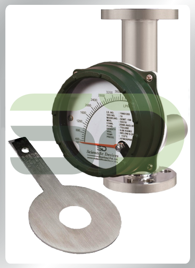 Only Orifice Plate & Metal Tube Rotameter Without Carrier Ring And Impulse Piping For By-Pass Installation
