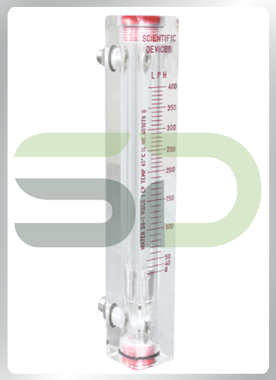 Acrylic Body Rotameter with & without Isolation Valve