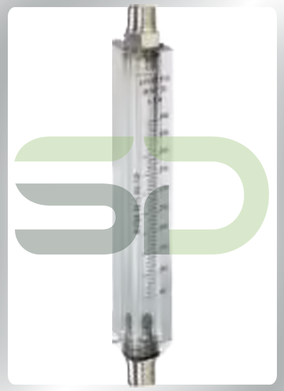 Acrylic Body Rotameter With Vertical Screwed Connection with & without Isolation Valve