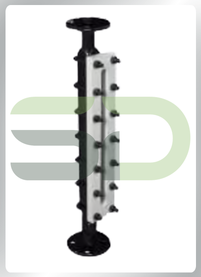 Reflex Level Indicator With Vertical Connection and Without Isolation and Drain Valve