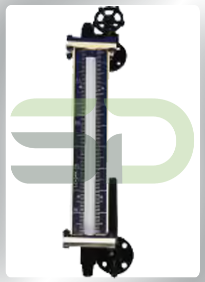 Tubular Level Indicator with spring loaded push valve
