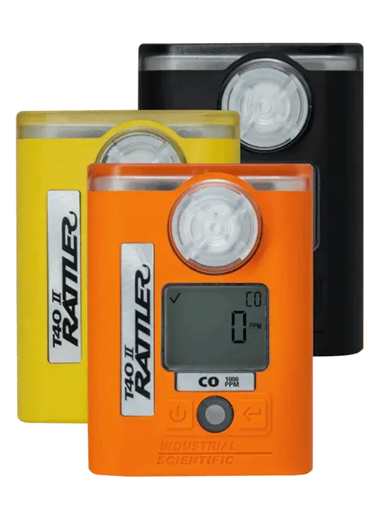 T40 II Rattler Portable Single Gas Monitor and T-Dock